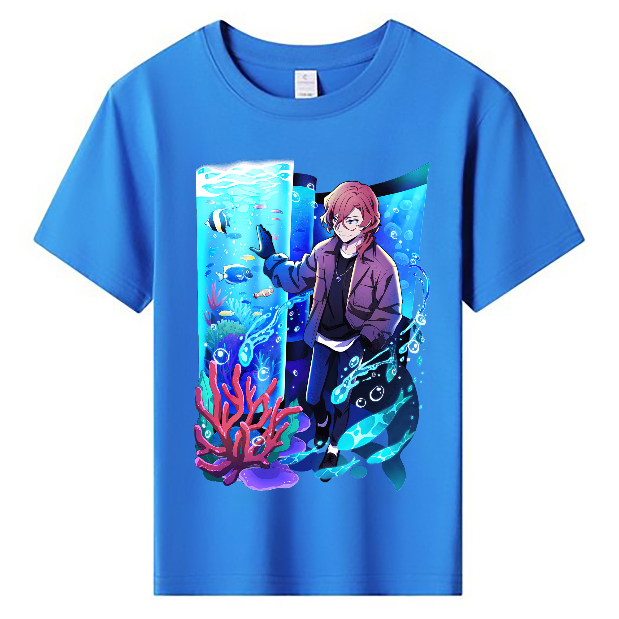 （画像用） 文豪ストレイドッグス Bungo Stray Dogs 綿100％キッズTシャツ（フロントプリント）